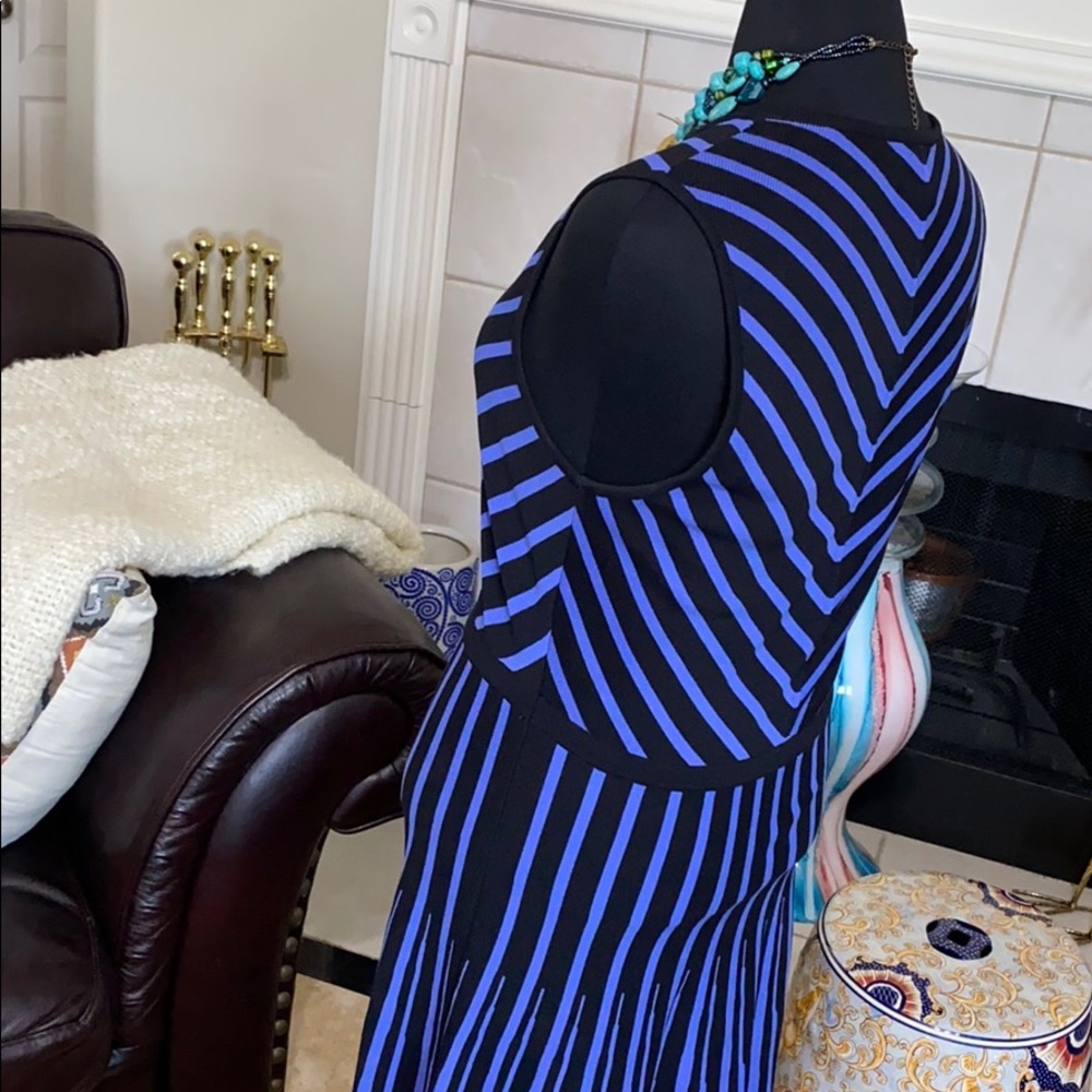 Bold and beautiful in a chic striped dress!
